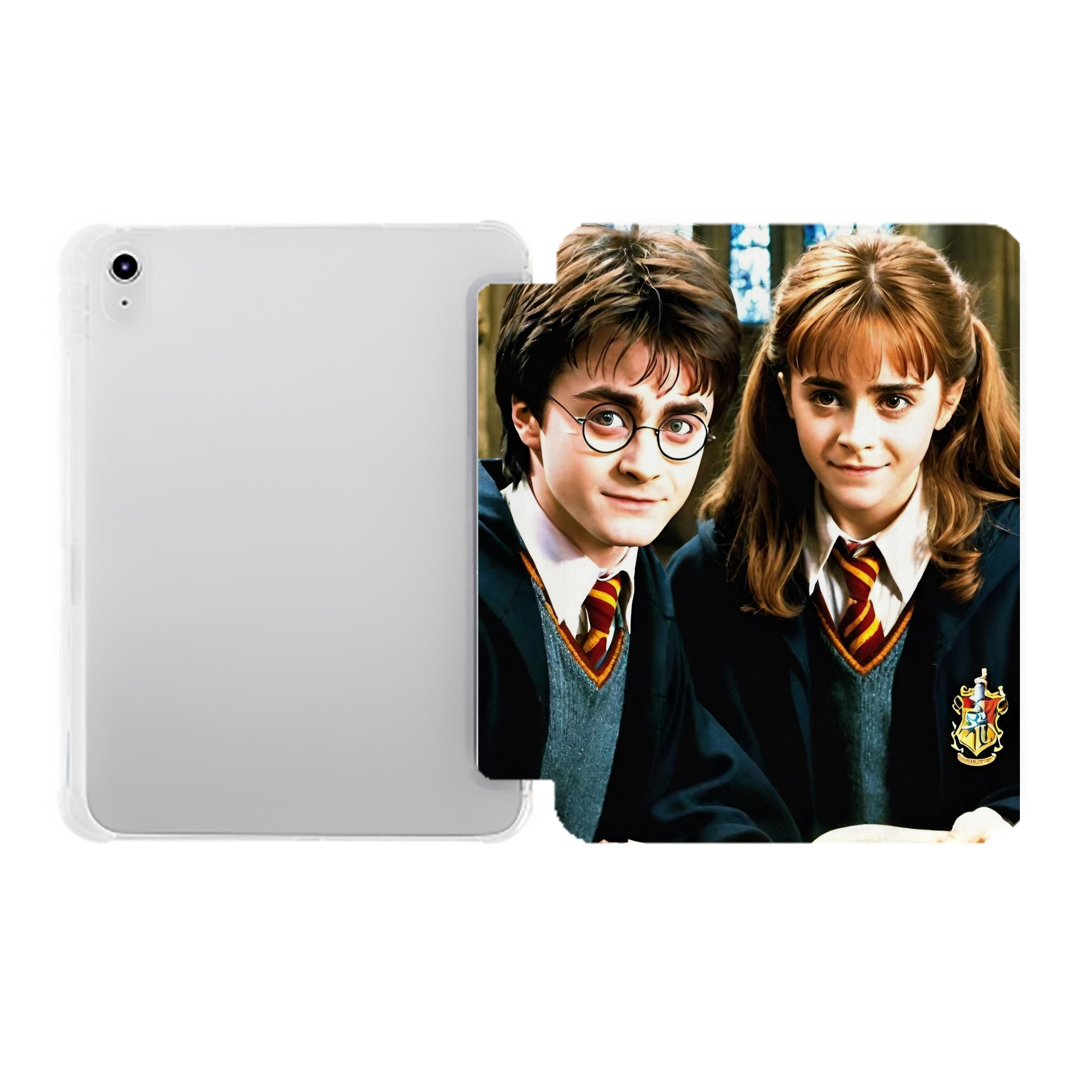 （画像用） Harry Potter ハリー・ポッターシリーズ IPad ケース ペン収納付き 三つ折りスタンド PUレザー×シリコン 対応機種9.5/10.5/10.9インチ